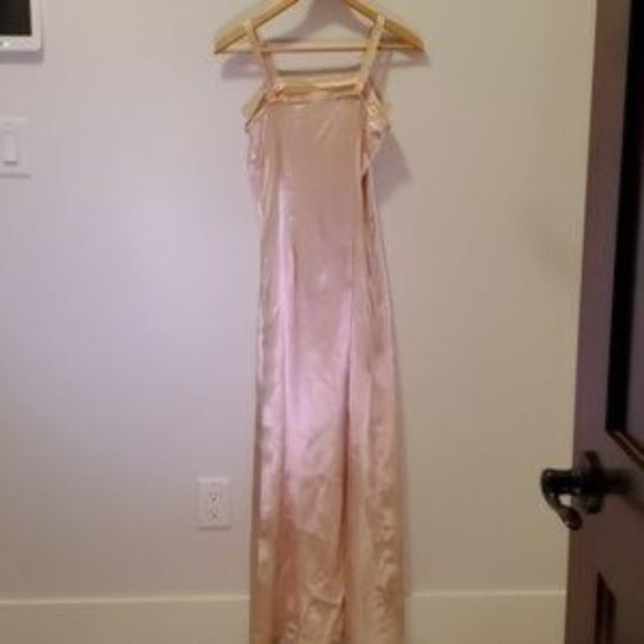 Vintage Dresses & Skirts - Vintage Satin Dress Long